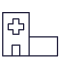 Hospital-Building-Pin-Cross–Streamline-Ultimate Professionnel de santé